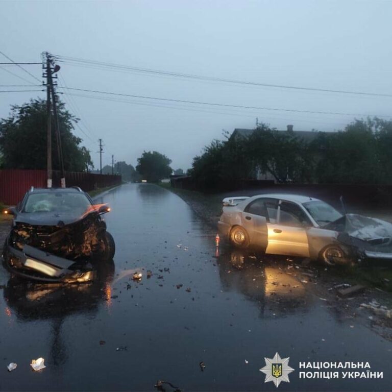 На Львівщині п’яний водій спричинив ДТП: четверо постраждалих, серед них неповнолітня, – ФОТО