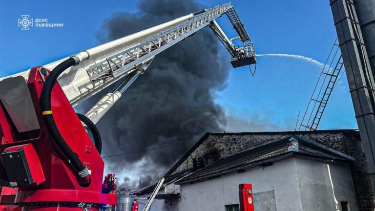 Поблизу Львова спалахнула ферма: до гасіння залучили 70 рятувальників, – ФОТО