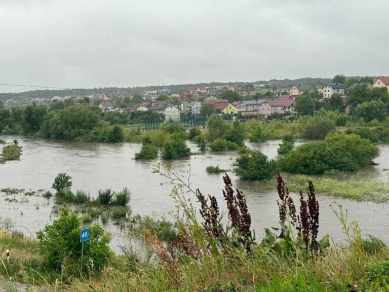 Садовий: річка Зубра продовжує виходити з берегів, є загроза підтоплення для трьох районів Львова, – ФОТО, ВІДЕО