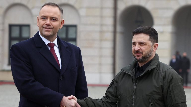 Основні моменти зустрічі Зеленського з польськими лідерами — Навроцьким і Туском.