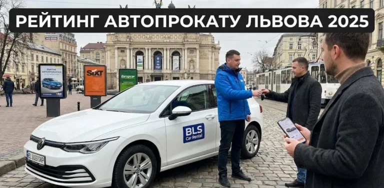Рейтинг автопрокату Львова: топ надійних компаній та як не помилитися з вибором