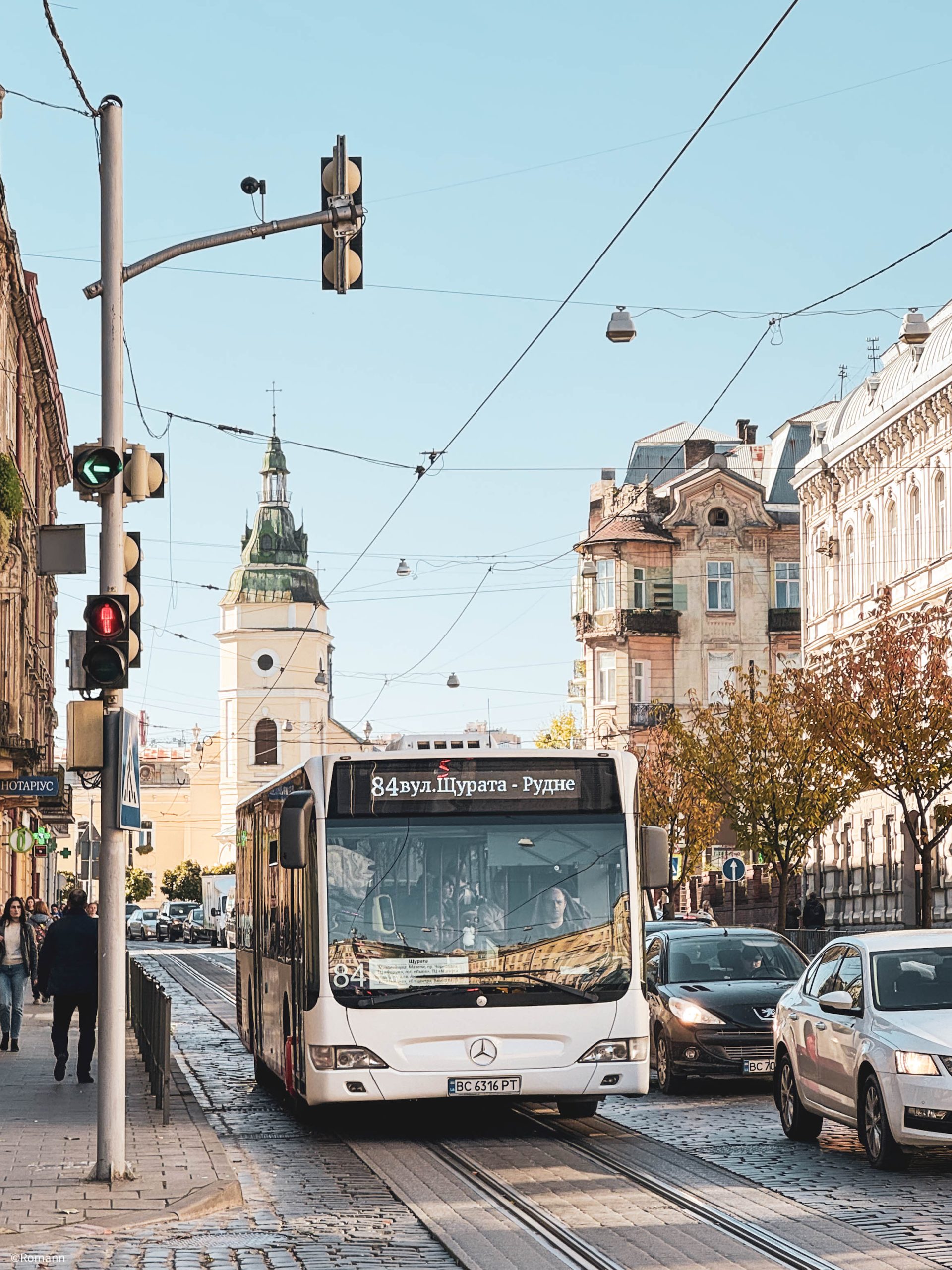 84 маршрутка (автобус) Львів: рух, зупинки
