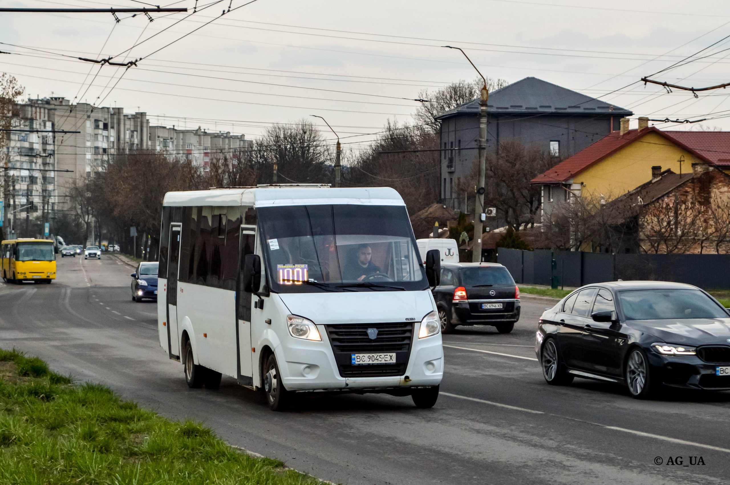 1001 маршрутка (автобус) Львів: рух, зупинки