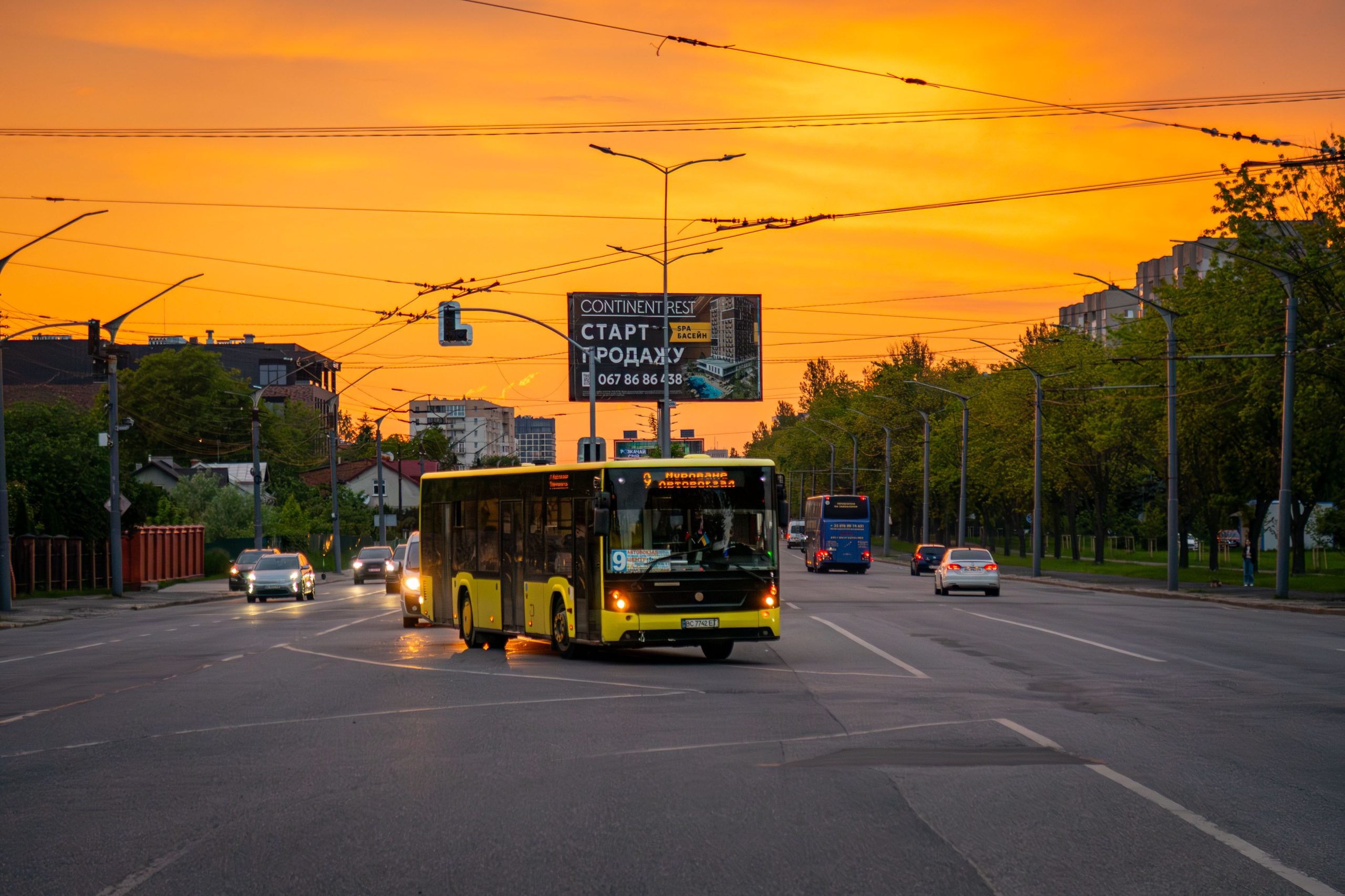 9 маршрутка (автобус) Львів: рух, зупинки