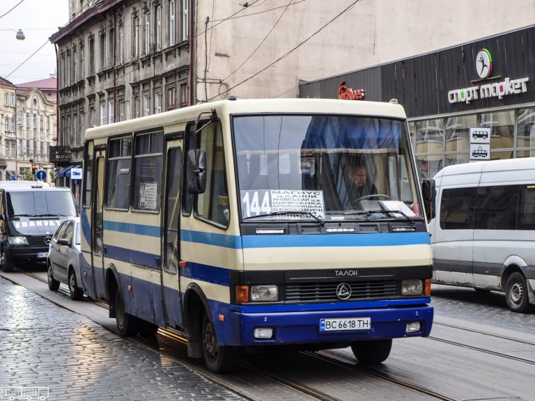 144 маршрутка (автобус) Львів: рух, зупинки