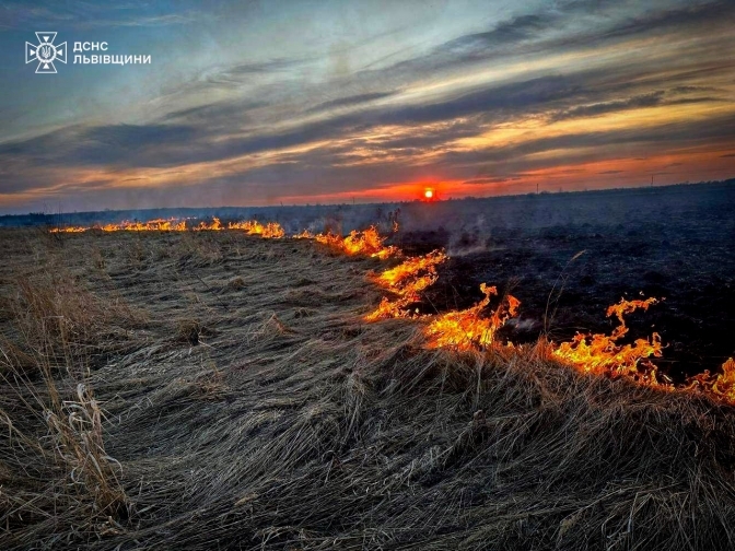 У Львові безпілотники взялися за пошук підпалювачів сухої трави