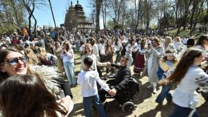 На Великдень Шевченківський гай у Львові прийняв 24 тисячі відвідувачів
