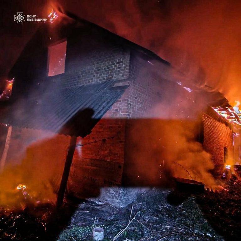 Масштабна пожежа на Львівщині: рятувальники врятували коня — ФОТО