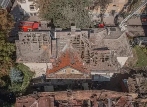 Реконструкція львівської вілли «Сонечко» після обстрілу коштуватиме 15 млн грн