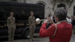 Львів прощається з трьома Героями: кадри з місця прощання — ФОТО