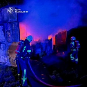 29-річна мешканка Львова постраждала під час пожежі у металевому вагончику