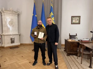 Бердянчанин Владислав Сосновський удостоєний відзнаки у Львові