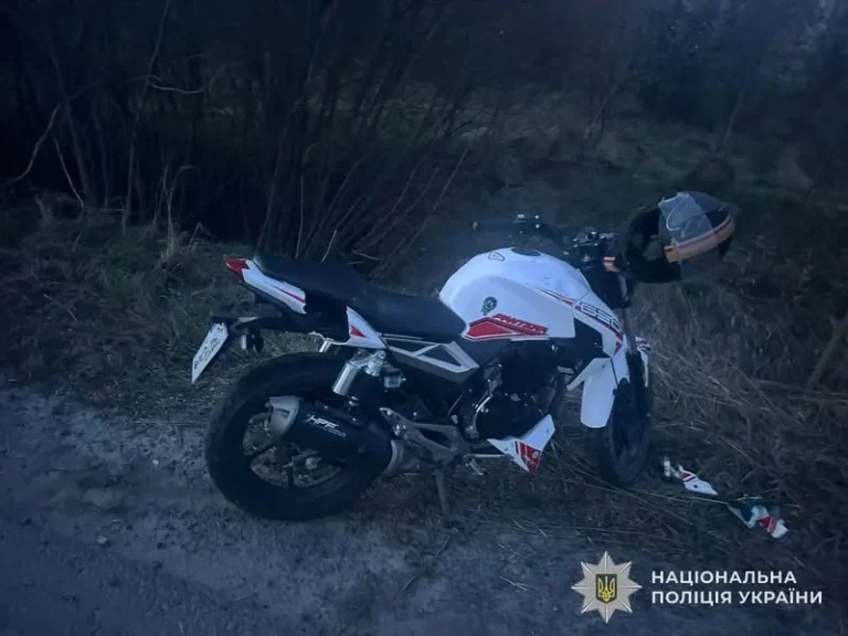 У Дрогобицькому районі затримали мотоцикліста з ознаками сп’яніння