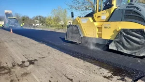 У Львівській області відновили ремонт траси Т-14-18 між селами Велика Озимина та Ралівка