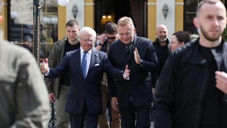 Король Швеції наголосив на значущості свого візиту до Львова