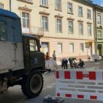 Центр Львова в заторах: через прихований витік частину вулиці Стефаника перекрили