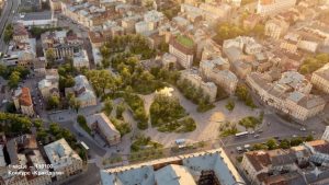 На місці ринку у Львові створять сучасний громадський сквер