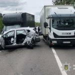 П’ять автомобілів зіткнулися в масштабній ДТП на трасі Київ—Чоп на Львівщині — ФОТО