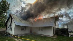 У Львівській області дах за кілька хвилин опинився в полум’ї