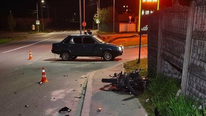 На Львівщині в ДТП постраждали 14‑річний мотоцикліст та його пасажир