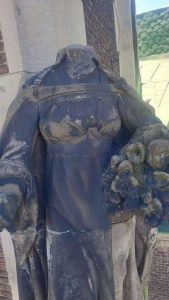 У Львові починають реставрувати зруйновану скульптуру святої Єлизавети