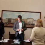 За обливання фарбою працівників Львівської мерії суд визнав Спринського винним у хуліганстві