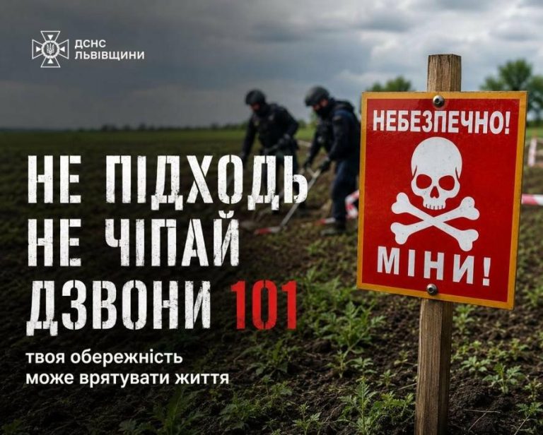 Піротехніки ДСНС на Львівщині знешкодили мінометну міну й ящик детонаторів часів Другої світової війни