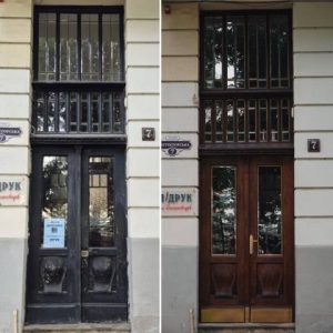 Браму початку ХХ століття в кам’яниці на вулиці Архітекторській відновили — Варіанти