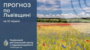 Грози й град накриють Львівщину 10 червня