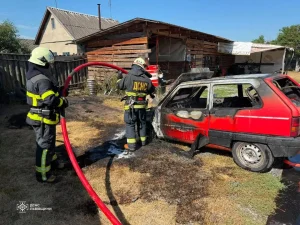 День пожеж у Шептицькому районі: загорання двох автомобілів