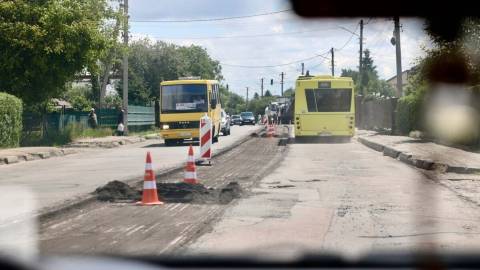 На вулиці Шевченка у Львові тимчасово обмежать рух через ремонт