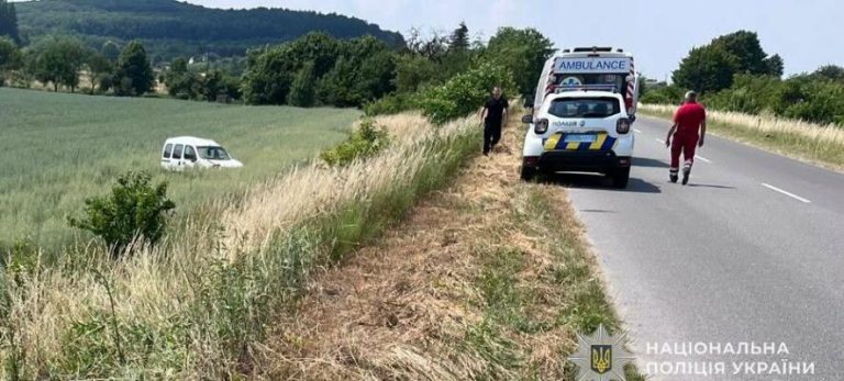 У Львівській області Renault злетів у кювет — загинув 76-річний водій