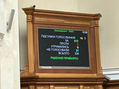Парламент продовжив дію воєнного стану та загальної мобілізації на 90 днів