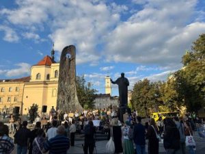 Тринадцятий мітинг на підтримку колишнього міністра оборони Михайла Федорова відбувся у Львові