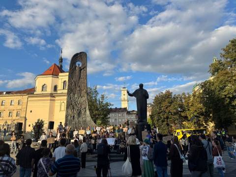 Тринадцятий мітинг на підтримку колишнього міністра оборони Михайла Федорова відбувся у Львові