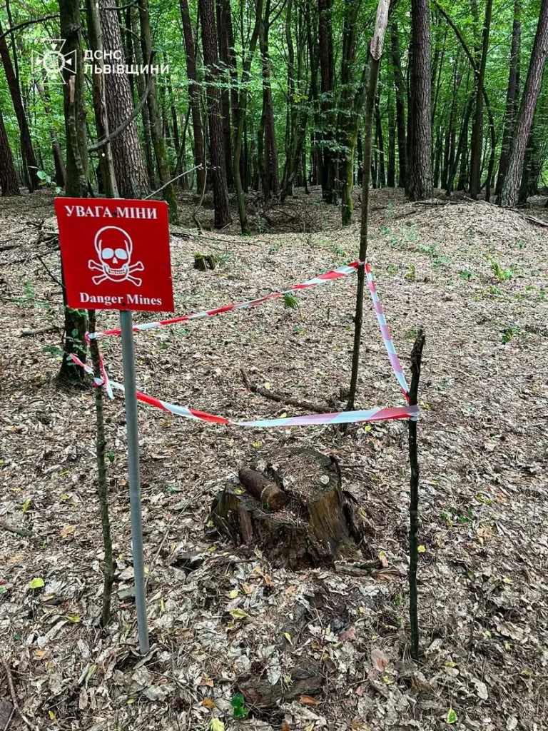 У Золочівському районі піротехніки ДСНС знешкодили артилерійський снаряд часів Другої світової війни
