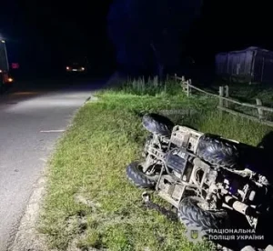 У Верхній Яблуньці на Самбірщині внаслідок ДТП загинув водій квадроцикла