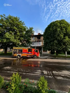 У Шептицькому районі внаслідок пожежі загинули двоє людей