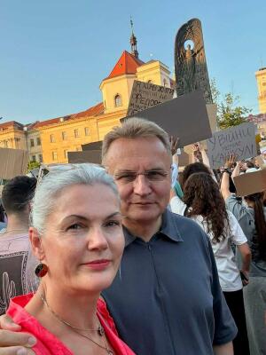 Садовий пояснив причини свого приєднання до львівського протесту на підтримку Михайла Федорова