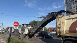 На в’їзді до Львова через ремонт Городоцької частково перекрили рух транспорту