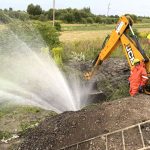 Під Львовом прорвало магістральний водогін