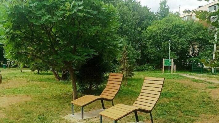 У парку «Горіховий гай» у Львові з’явилися нові зони відпочинку для мешканців та гостей міста