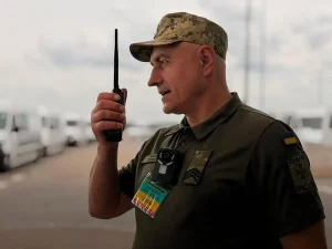 Скупчення транспорту на кордоні України з Польщею у Львівській області