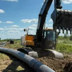 Прокладено новий 500-метровий водогінний (каналізаційний) відрізок мережі