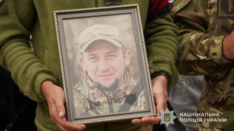 На Самбірщині попрощалися з поліцейським батальйону КОРД Андрієм Мельником
