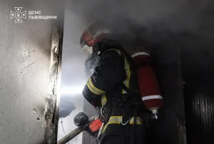 У селищі Великий Любінь на Львівщині сталася пожежа на даху житлового будинку