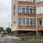 У Стрию безпілотник влучив у житловий будинок, але не вибухнув