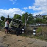У Давидові потяг Львів—Чернівці врізався в автівку на залізничному переїзді