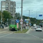 Трамваї в центрі Львова: святковий парад на коліях