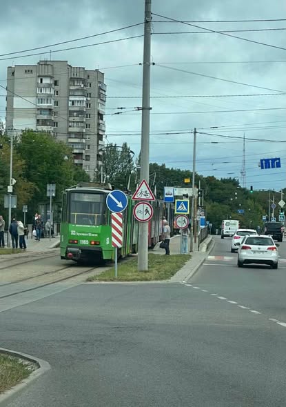 Трамваї в центрі Львова: святковий парад на коліях